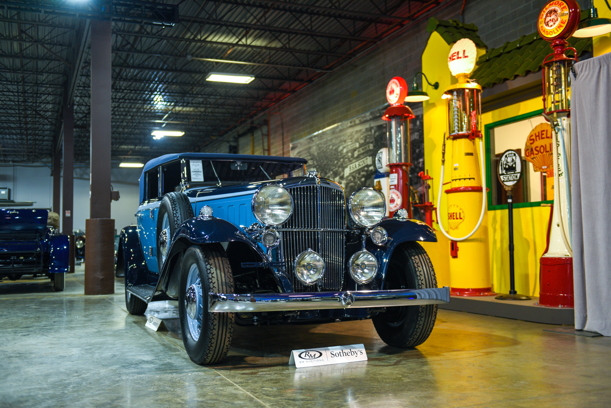 1932 Nash Advanced Eight Convertible Sedan by Seaman offered at RM Sotheby’s The Guyton Collection live auction 2019